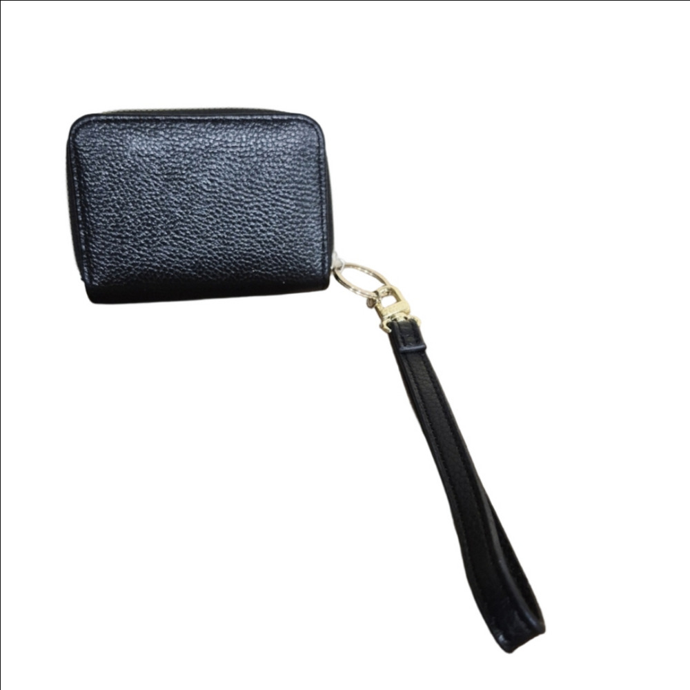Steve Madden Black Wallet Wristlet
